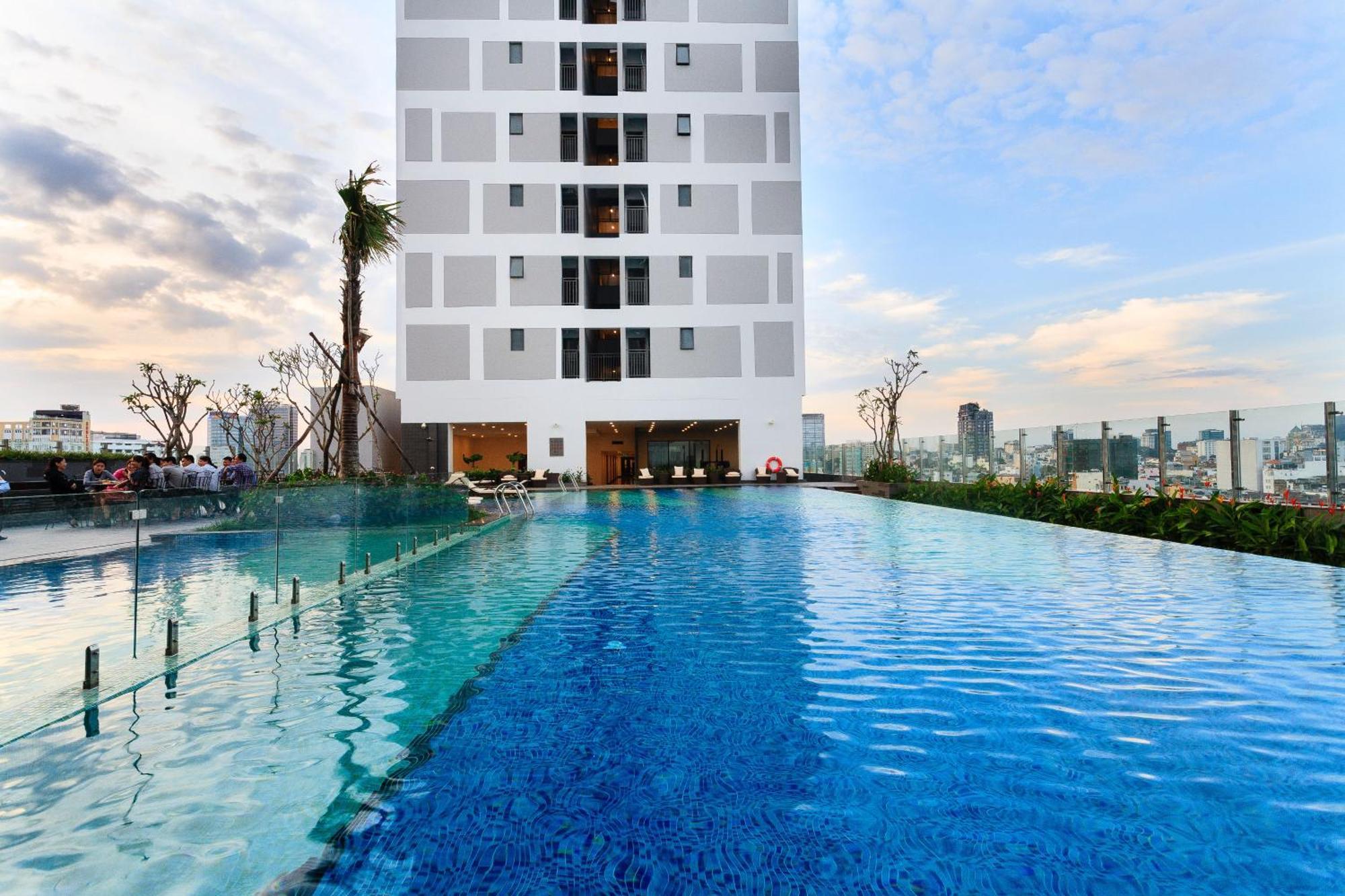 Min' Apartment - Rivergate Residence Downtown Bui Vien - Free Pool 호치민 외부 사진