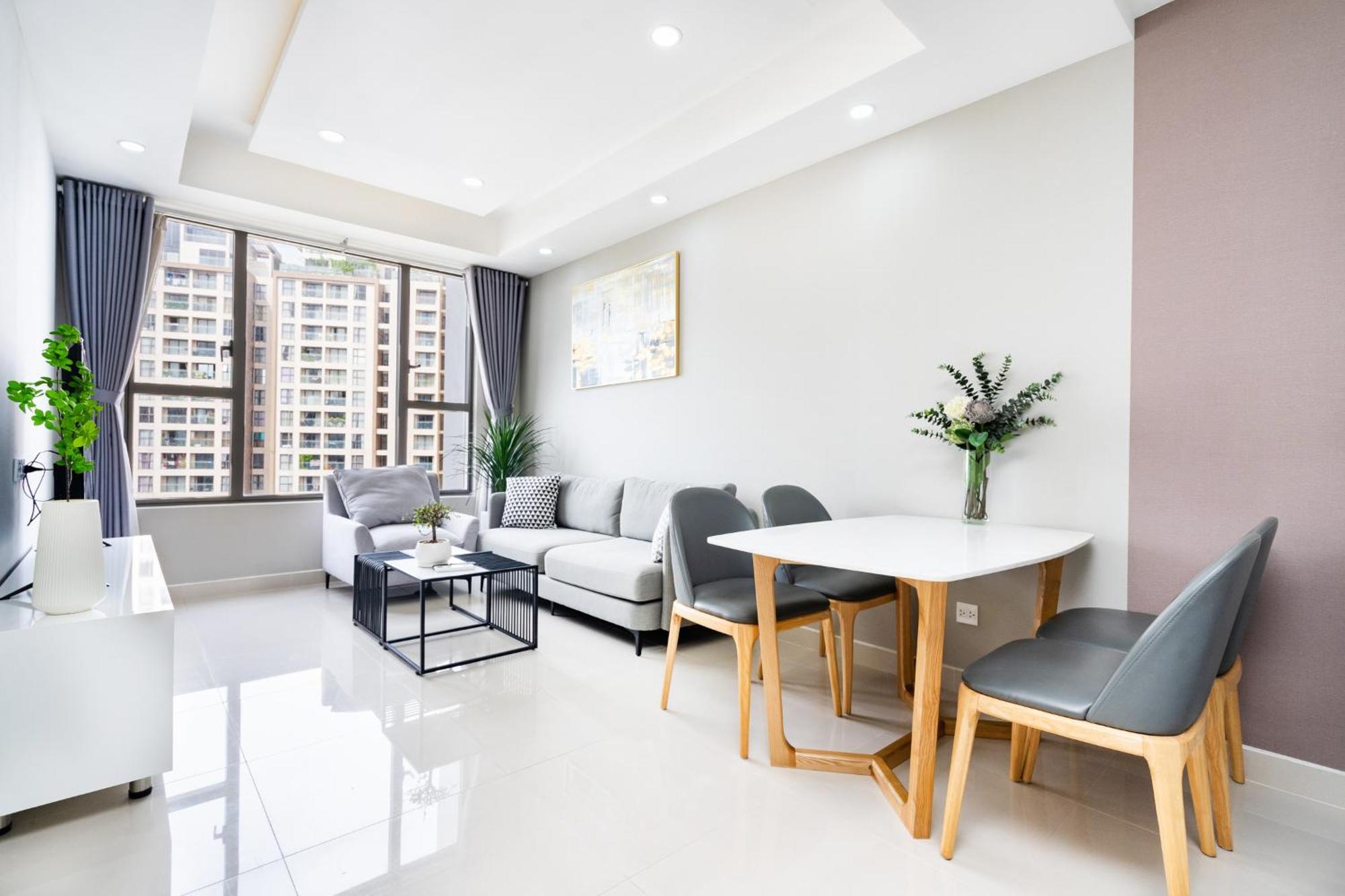 Min' Apartment - Rivergate Residence Downtown Bui Vien - Free Pool 호치민 외부 사진