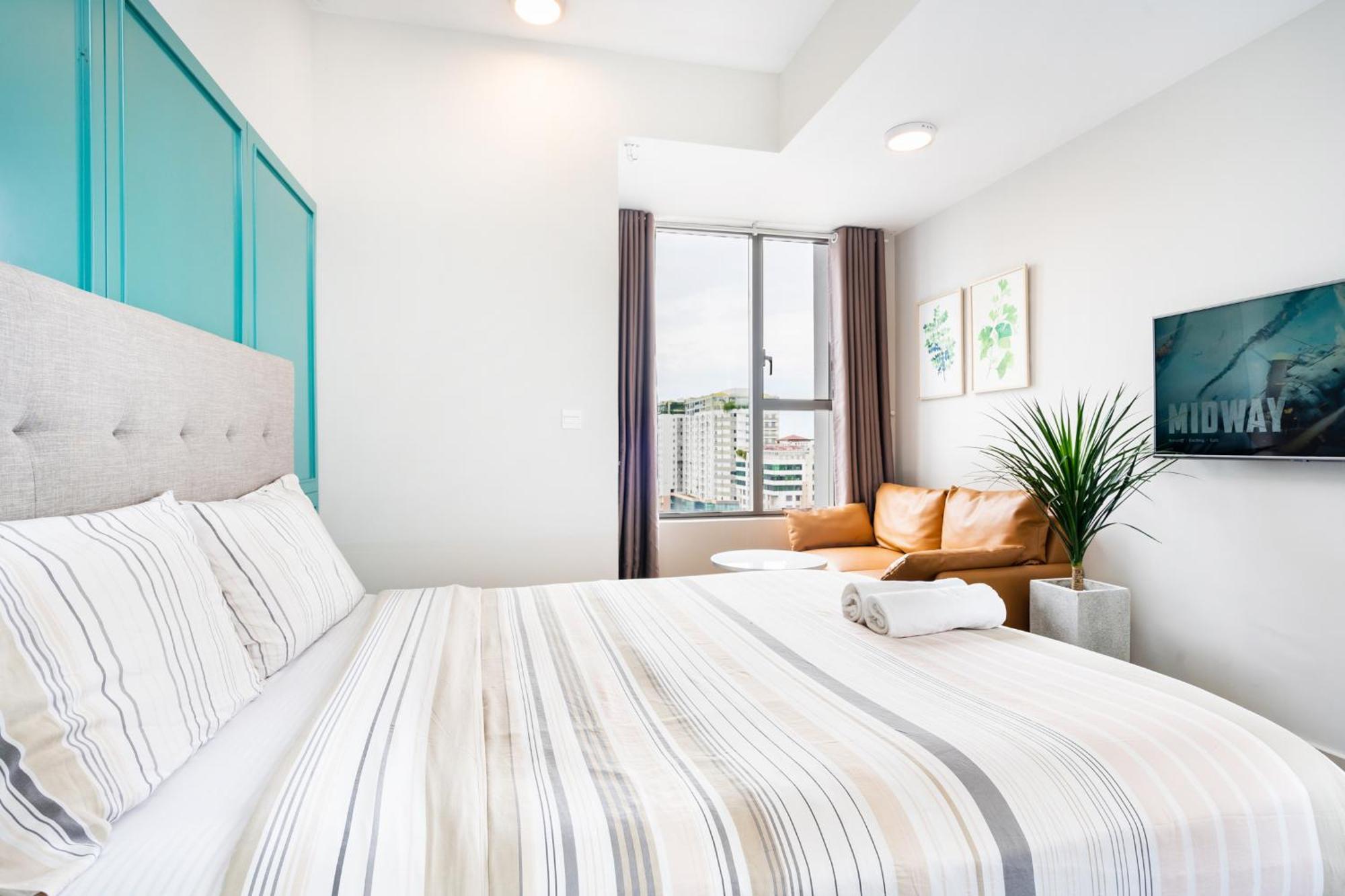 Min' Apartment - Rivergate Residence Downtown Bui Vien - Free Pool 호치민 외부 사진