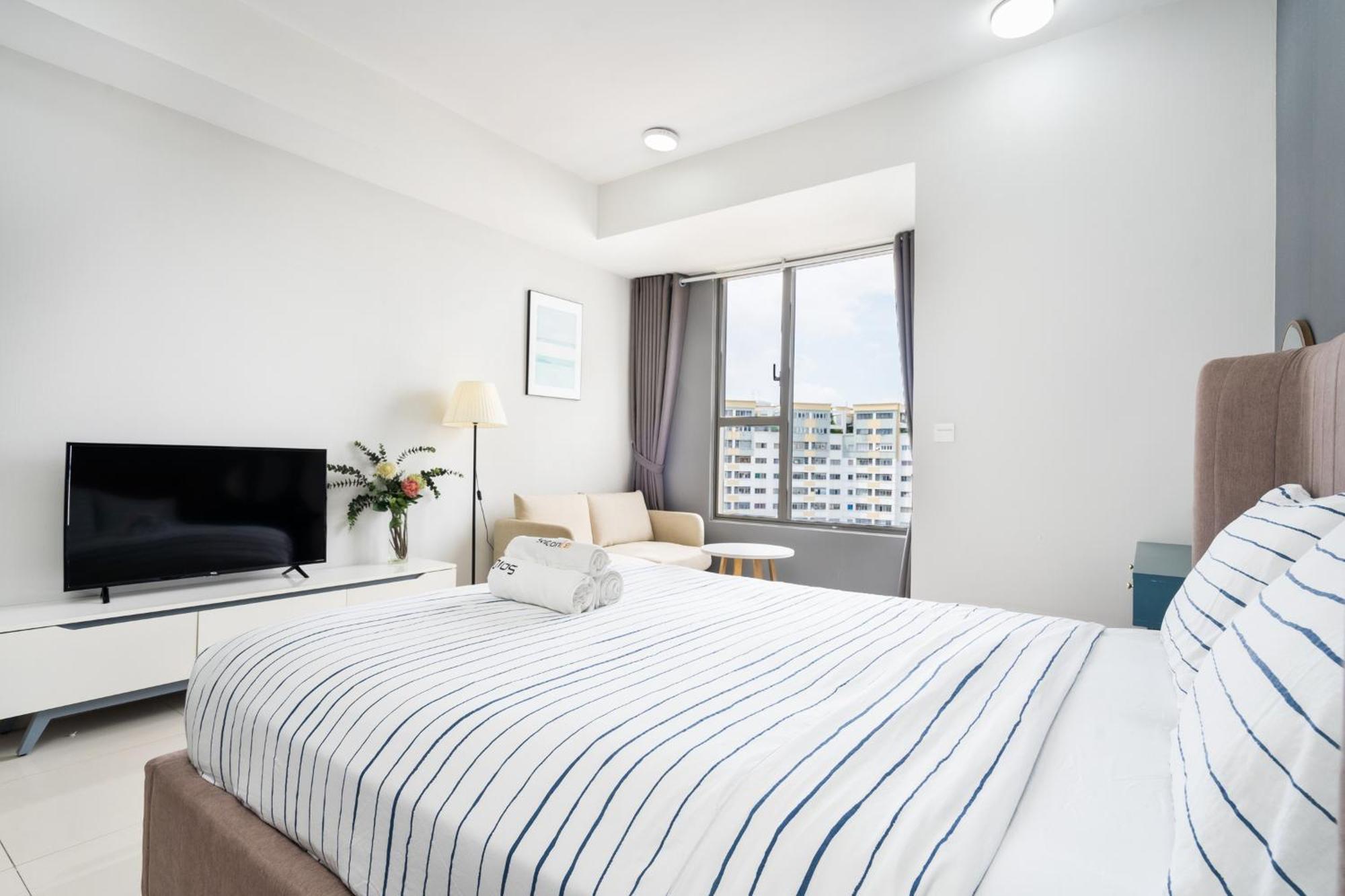 Min' Apartment - Rivergate Residence Downtown Bui Vien - Free Pool 호치민 외부 사진