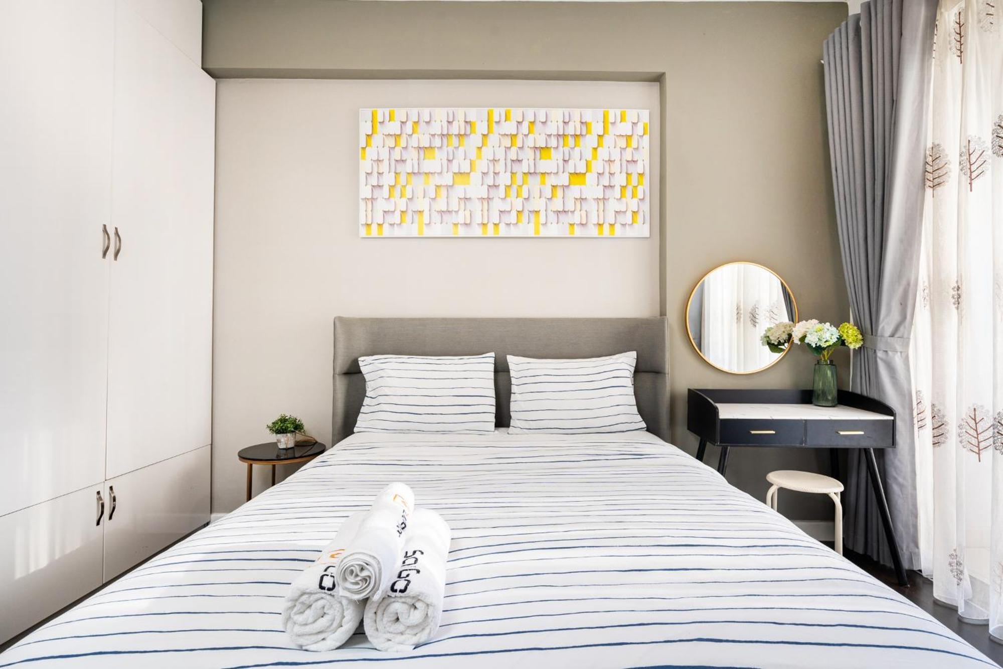 Min' Apartment - Rivergate Residence Downtown Bui Vien - Free Pool 호치민 외부 사진
