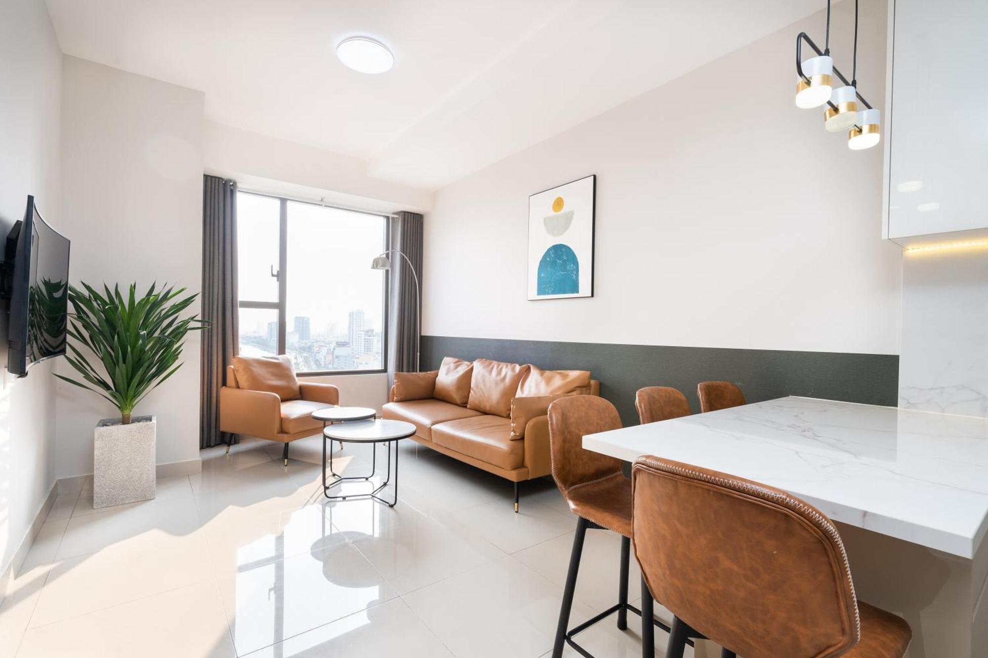 Min' Apartment - Rivergate Residence Downtown Bui Vien - Free Pool 호치민 외부 사진