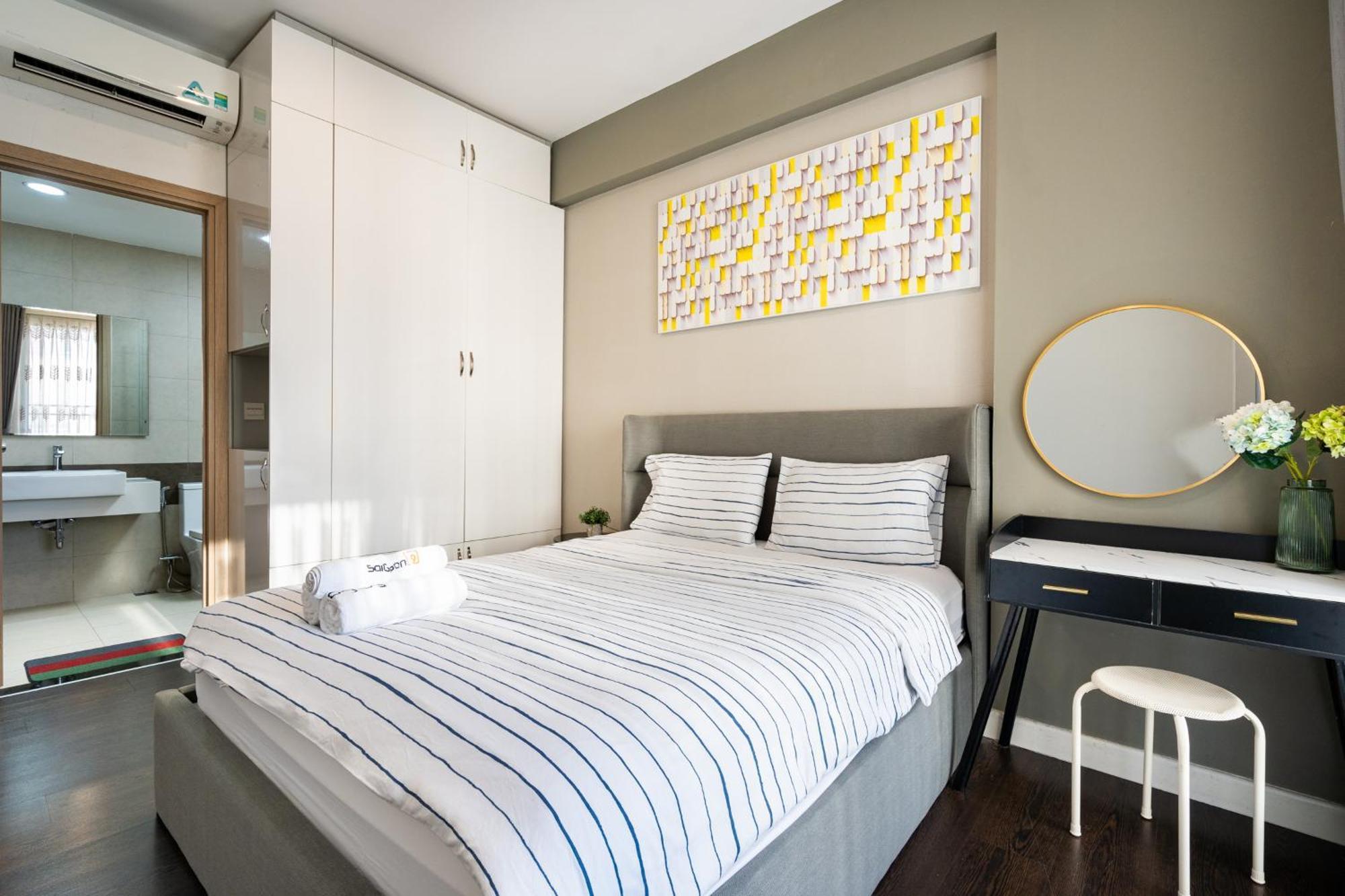 Min' Apartment - Rivergate Residence Downtown Bui Vien - Free Pool 호치민 외부 사진